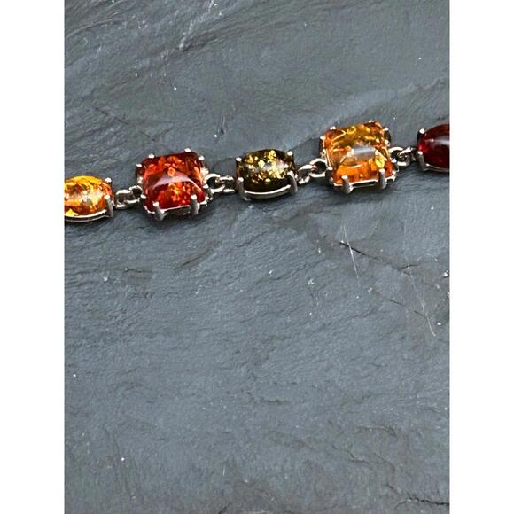 Genuine Baltic Amber Bracelet and Earrings Set - Picture 4 of 8